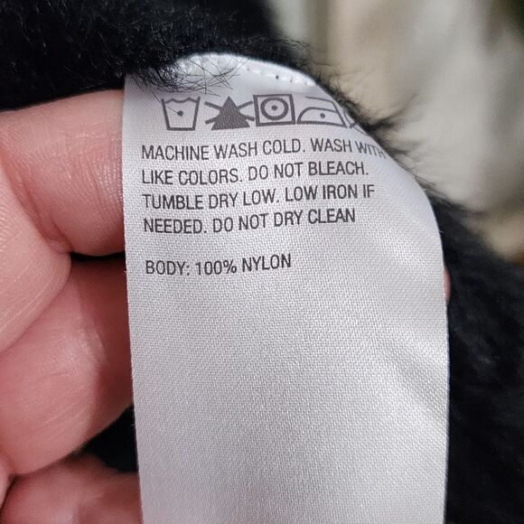 Colleen Lopez cardigan black open front cozy comfy 2X - Picture 4 of 5